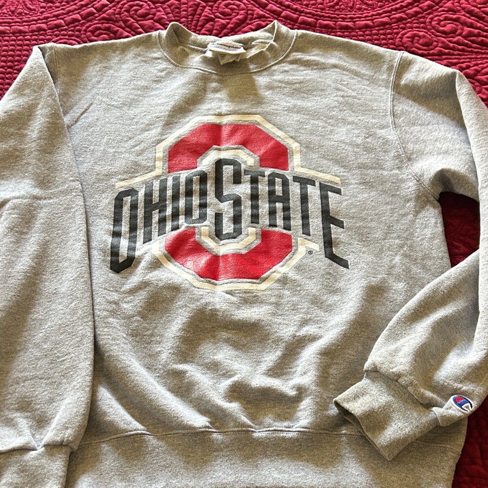 Champion Gray Ohio State Sweatshirt